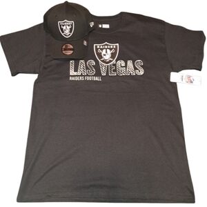 Las Vegas Raiders T-Shirt and Cap Set